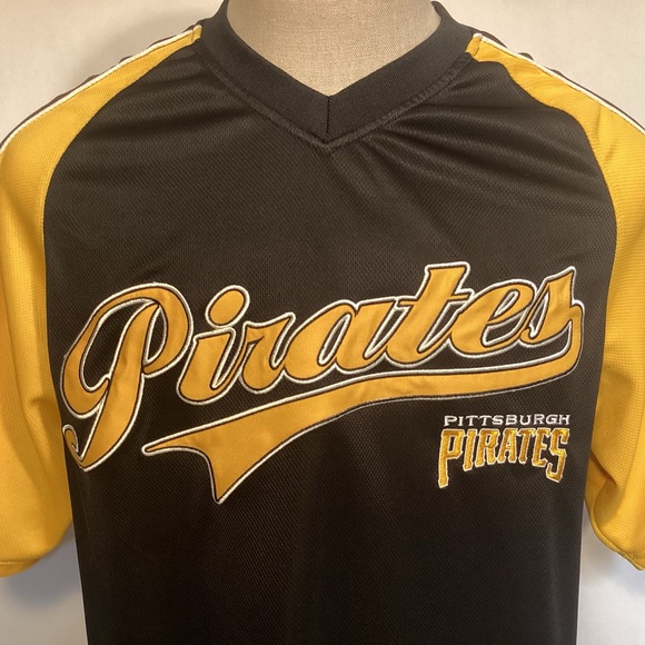 Pittsburgh Pirates Mens Baseball Jersey size large True Fan - Picture 2 of 7